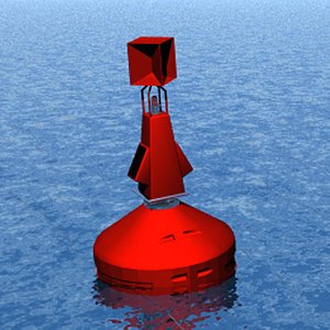 buoy boia bombordo 3d max