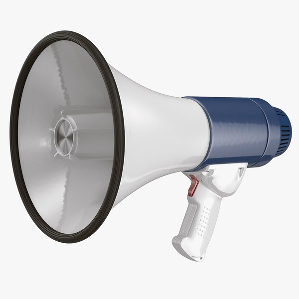 3D Handheld Megaphone model