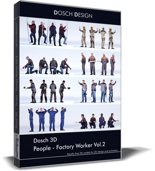 dosch people - factory 3D