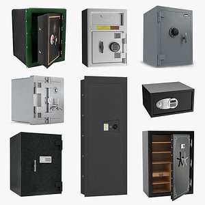 Safes Collection 8 3D model