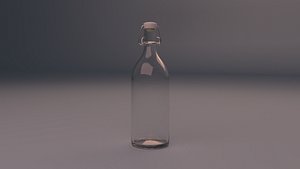 korken bottle glass 3D model