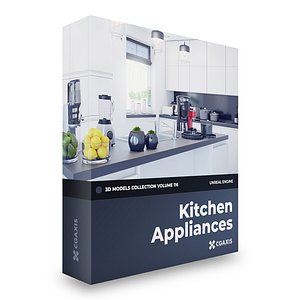 3D model kitchen appliances volume 116