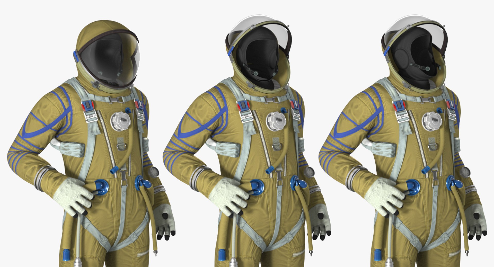 Strizh Space Suit Rigged 3D Model - TurboSquid 1181509