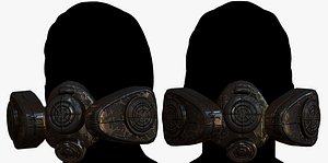 gas mask 3D model
