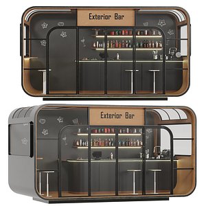 Bar 32 Exterior Bar 3D