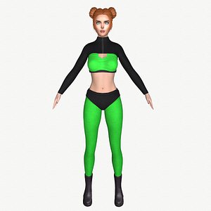 Maya Modular Girl 8 3D model