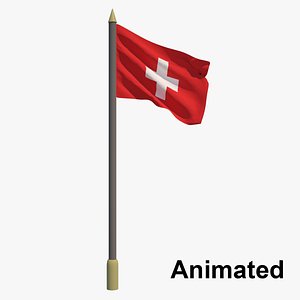 Switzerland flag - Swiss - Animated