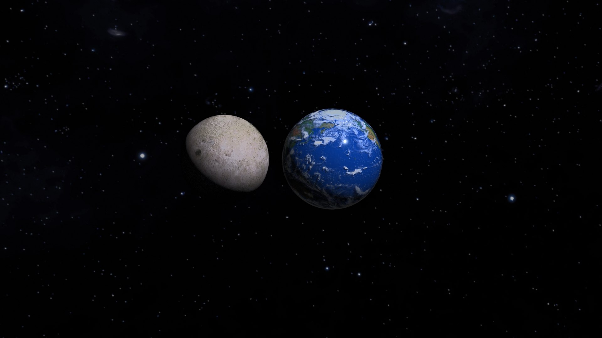 Earth and Moon model https://p.turbosquid.com/ts-thumb/Pm/738qWX/EW/earth0007/jpg/1673564252/1920x1080/fit_q87/ae4365ae31d0ae90e433d3332080c09f84f1c380/earth0007.jpg