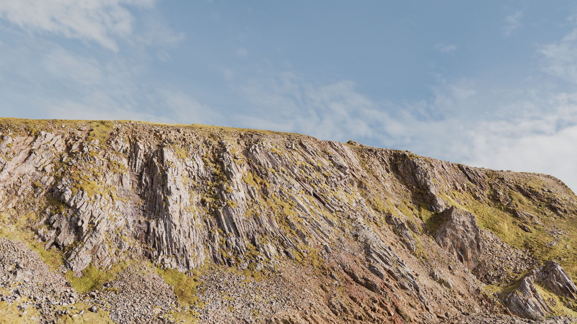 3D model Basalt Mountain Slope - 3D PBR Model https://p.turbosquid.com/ts-thumb/Pm/7DfxB9/yc/lighting2/jpg/1774955094/1920x1080/fit_q87/966d7509df72bcd8511a6773c15502e6117efaa3/lighting2.jpg
