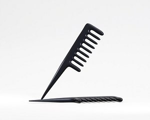 3D Hair Comb 3D model