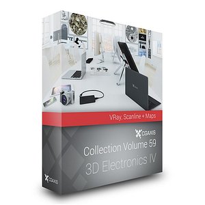 3D Electronics IV – CGAxis Models Volume 59 VRAY