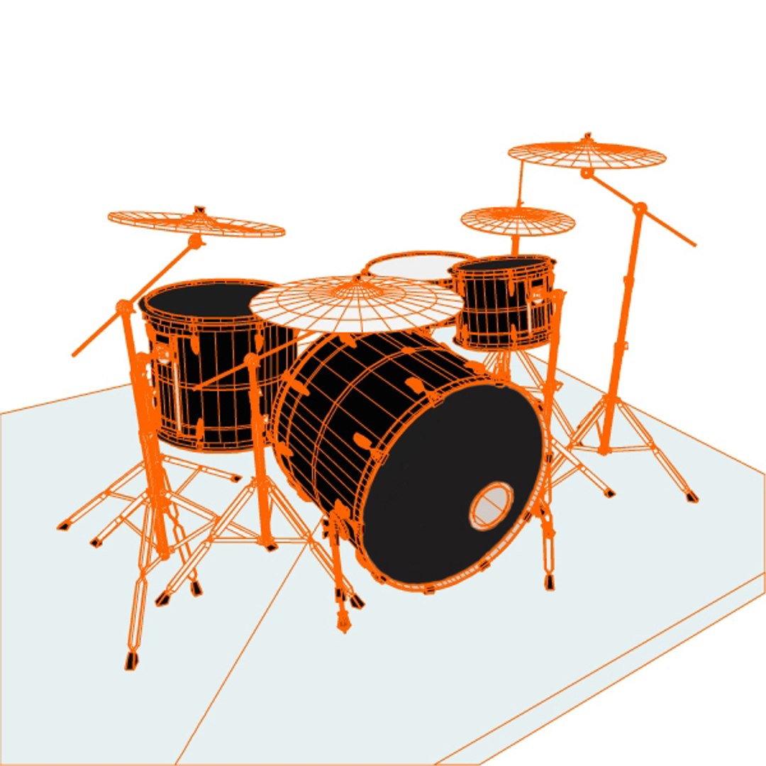 Basic Drum Kit Obj