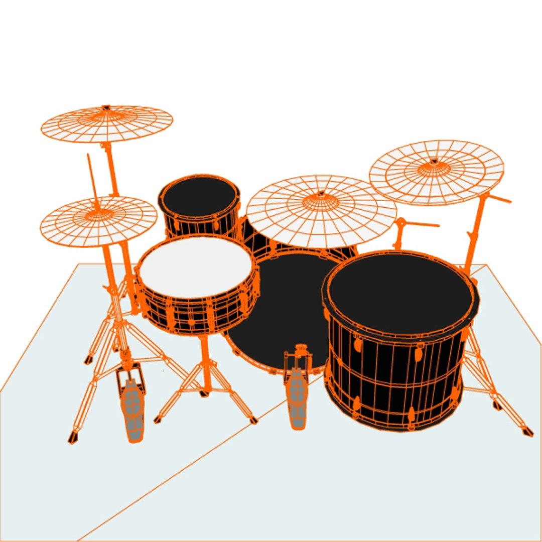 Basic Drum Kit Obj