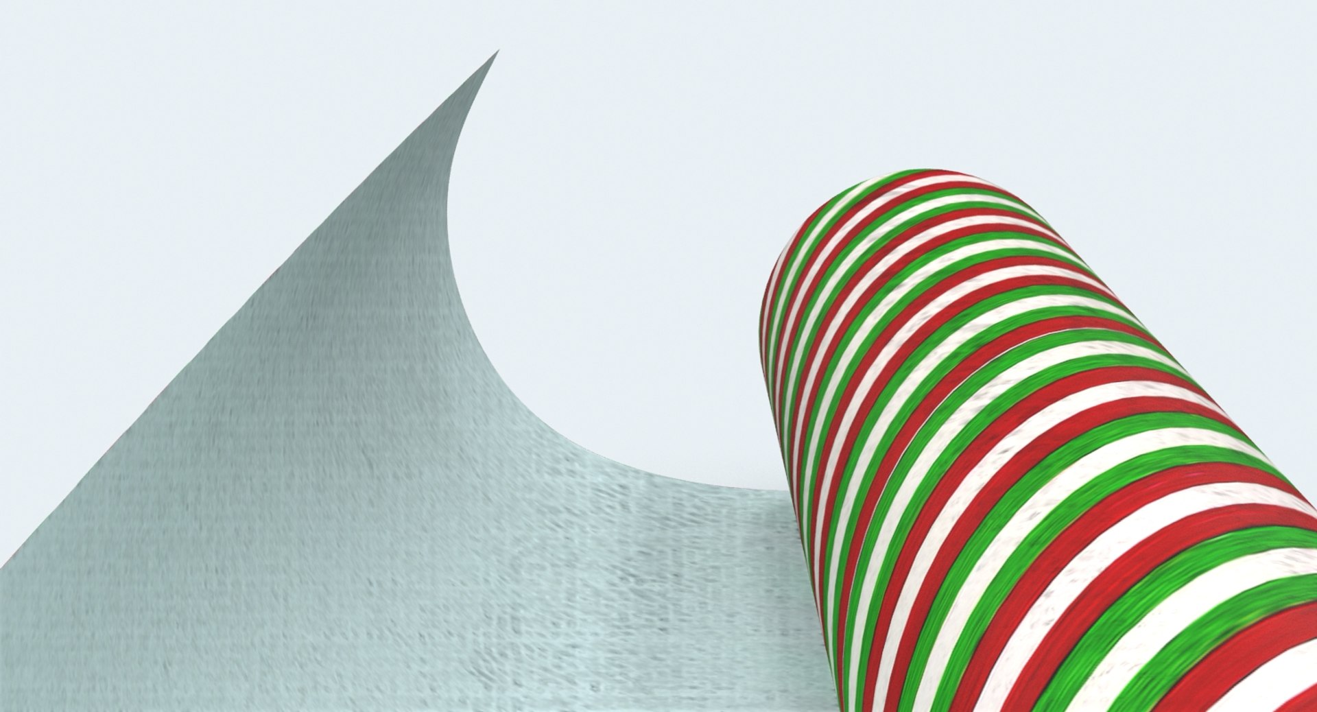 Wrapping Paper Roll 3D, Incl. wrapping paper roll & wrap - Envato
