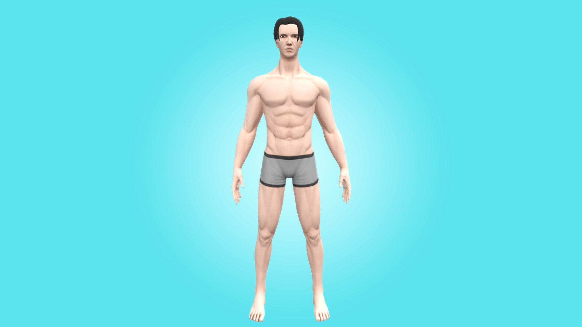 Zuan Male Base Mesh Cartoon Character 3d Turbosquid 2067000