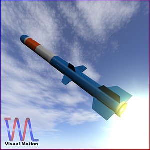 3d model navy rur-5 missile