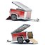 4 cargo trailer 3d 3ds