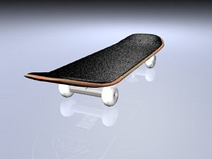 3d skateboard grip tape model
