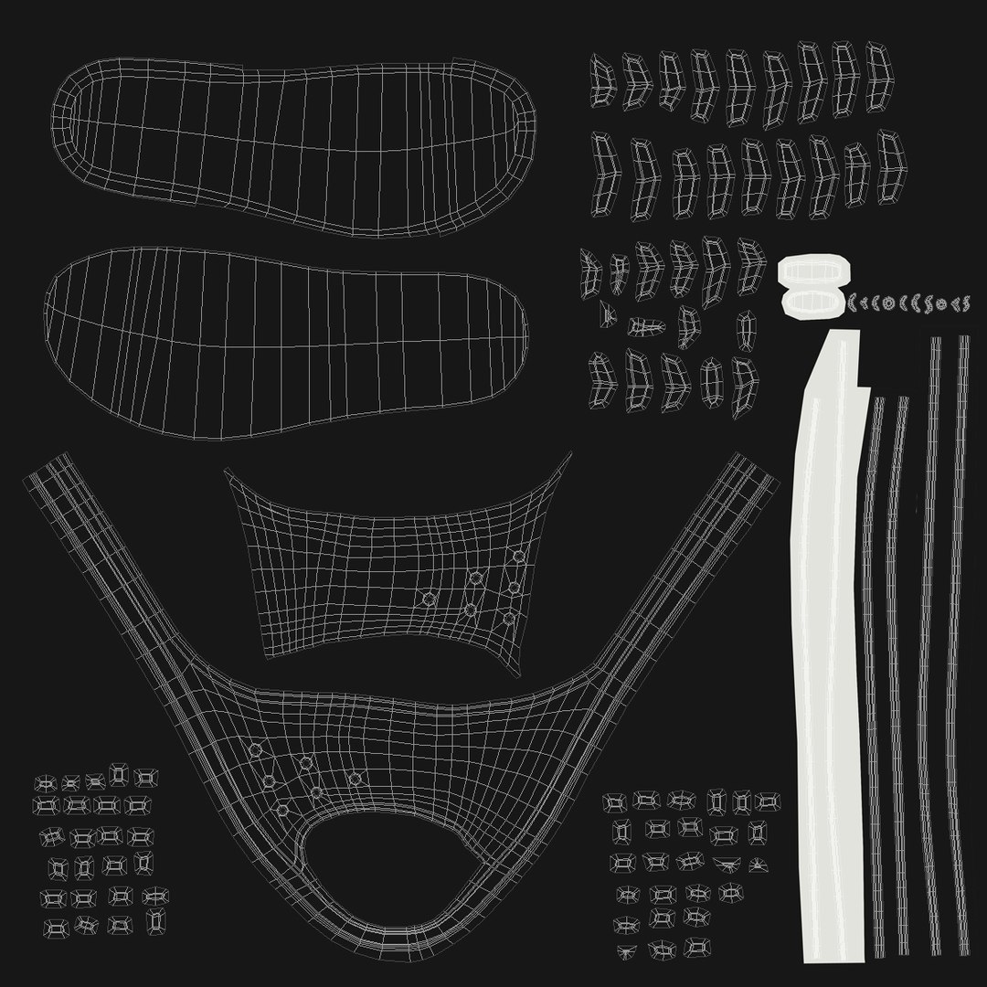 3D Model Crocs Crocband Slide Black - TurboSquid 1347307