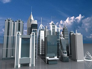 dubai towers.max