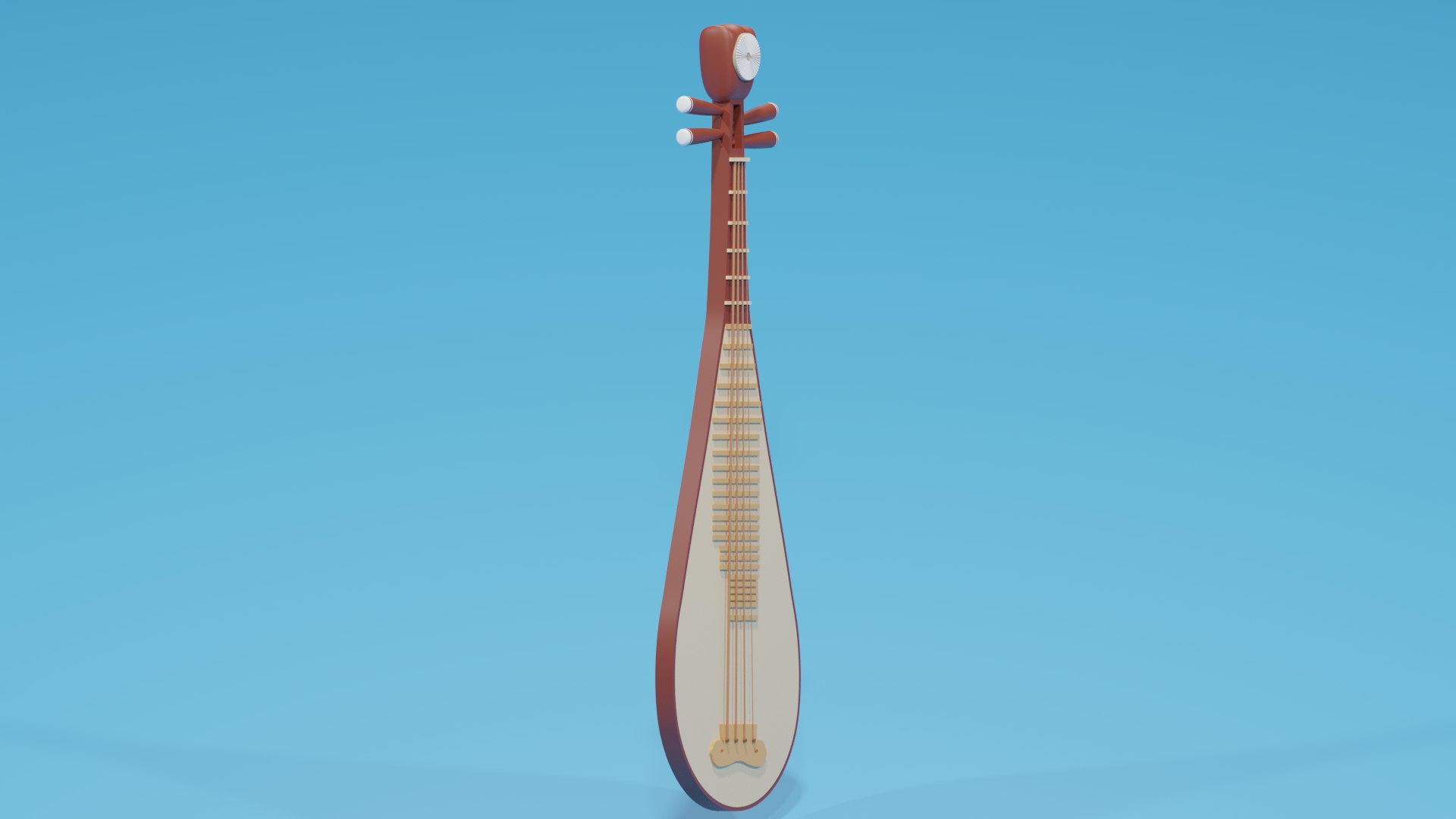 3D Chinese Instruments Pipa - TurboSquid 2123607