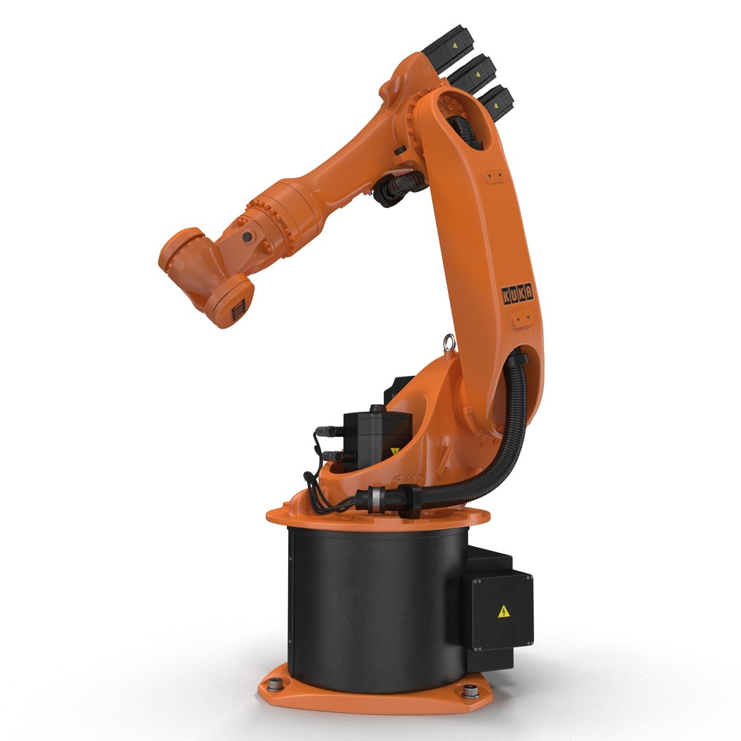 Kuka Robot KR 16-3 Rigged 3D model preview