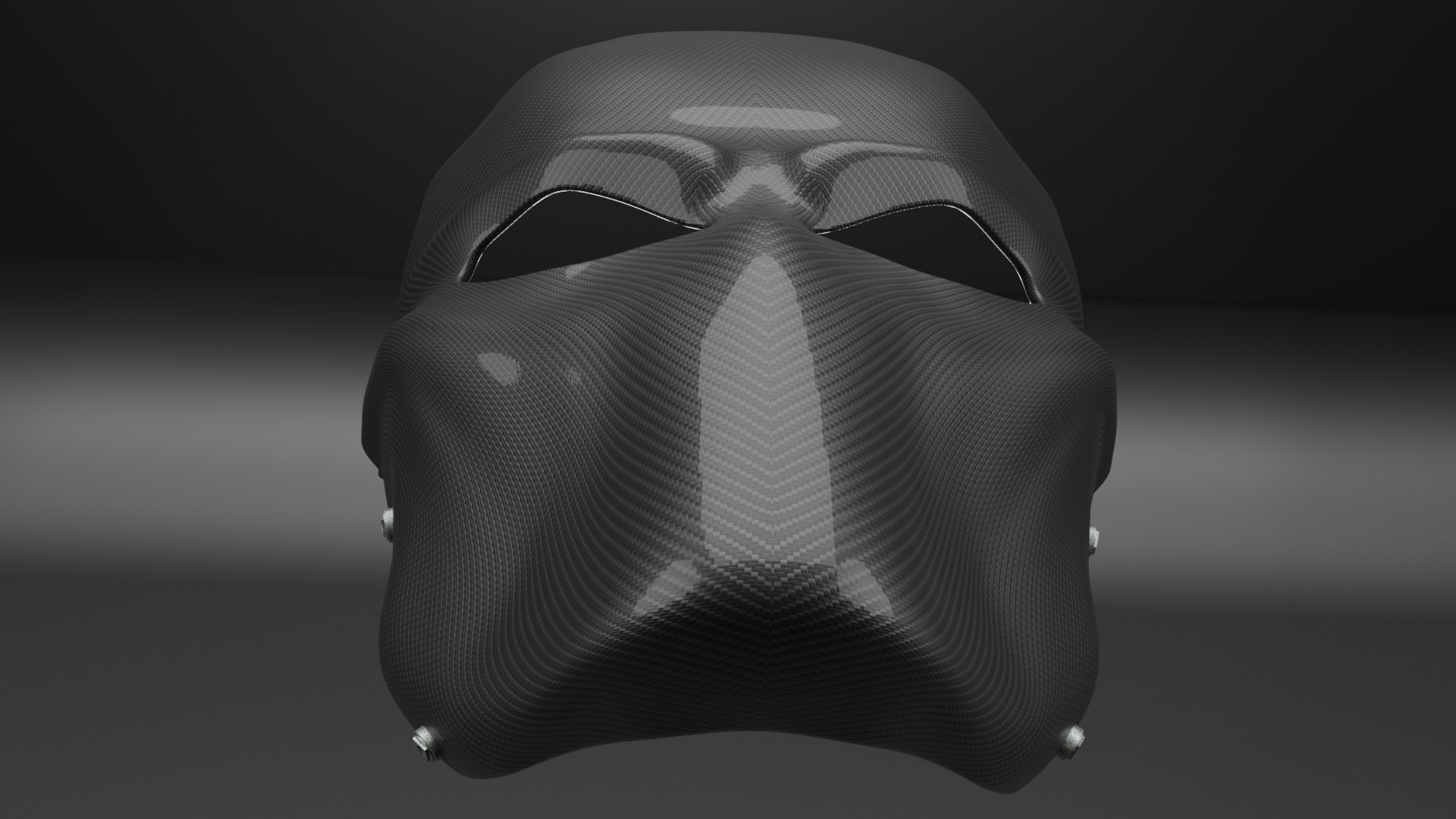 Procedural Carbon-fiber Aggressive Mask With Backstraps 3D Model ...