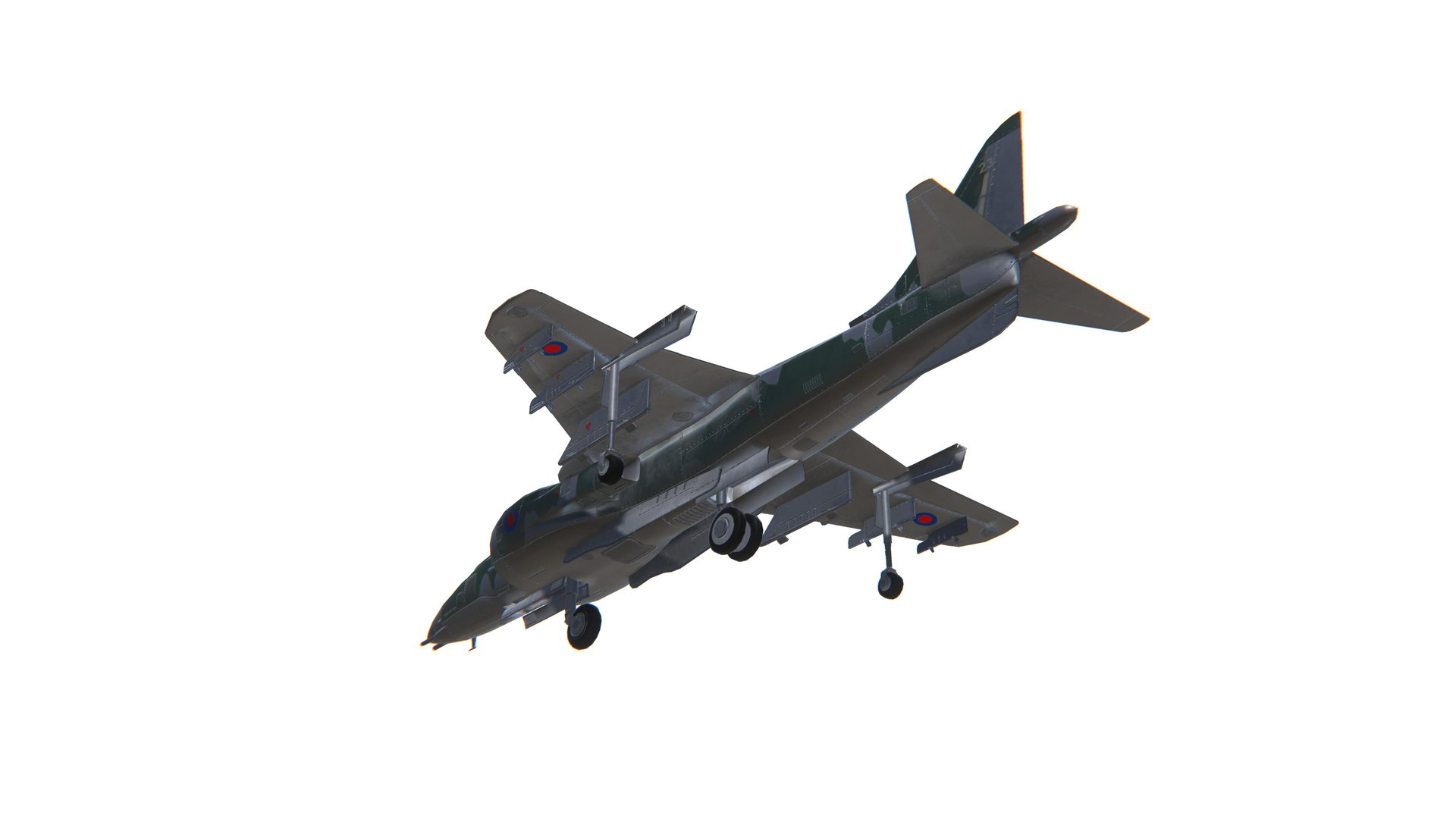 3D Harrier II Jet Fighter Aircraft Low-poly model https://p.turbosquid.com/ts-thumb/Pm/gkXqKA/OS/screenshot88/jpg/1634141361/1920x1080/fit_q87/d36bffa6c68d78c51ea7a254e21b4ac8a3de9c8c/screenshot88.jpg