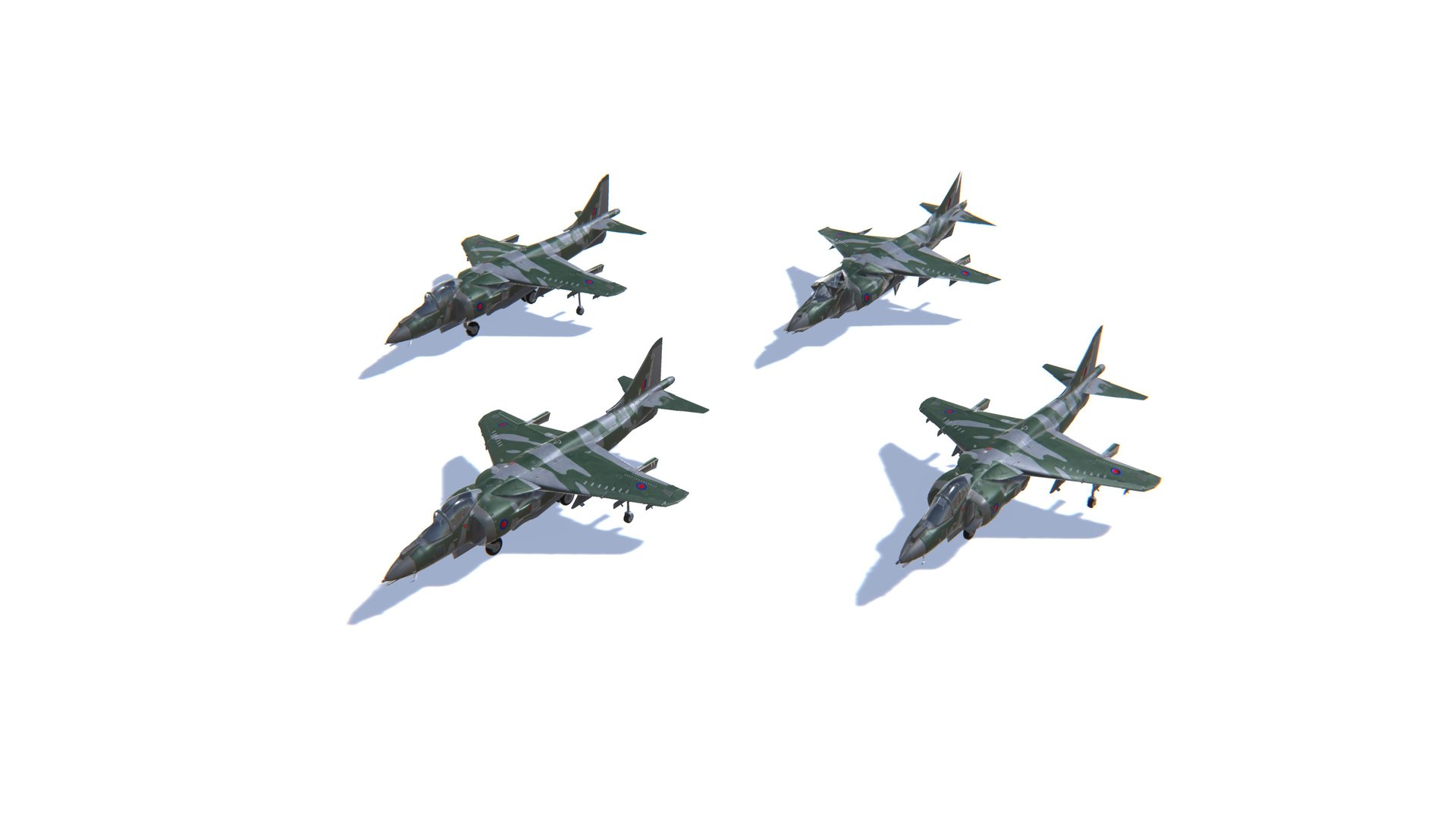 3D Harrier II Jet Fighter Aircraft Low-poly model https://p.turbosquid.com/ts-thumb/Pm/gkXqKA/PV/screenshot96/jpg/1634141368/1920x1080/fit_q87/8244366eb69998aef624aca306efb7c6ee0fd816/screenshot96.jpg