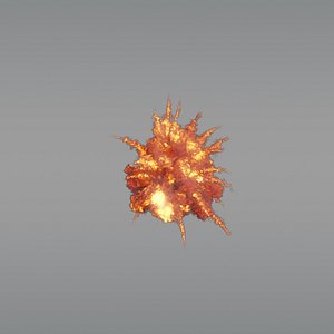 aerial explosion 02 vdb 3D