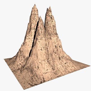3ds max desert rock