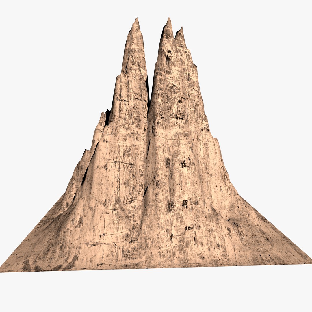 3ds Max Desert Rock