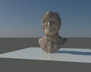 Funny Mutant Head Sculpture