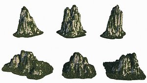 Mountain peak 3D model
