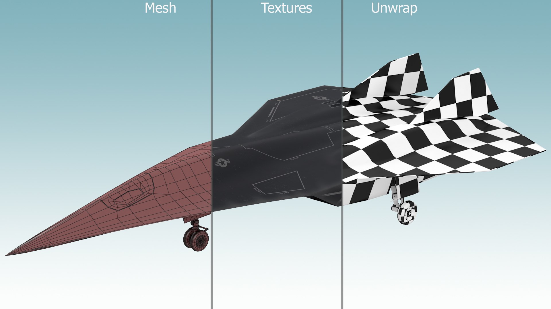 Lockheed SR-72 DarkStar Rigged 3D model https://p.turbosquid.com/ts-thumb/Pm/pIHivr/kh/lockheedsr72darkstarrigged3dsmodel016/jpg/1709225805/1920x1080/fit_q87/159ca16d3748da20e32de8b4dcbbe69d0d00fed1/lockheedsr72darkstarrigged3dsmodel016.jpg