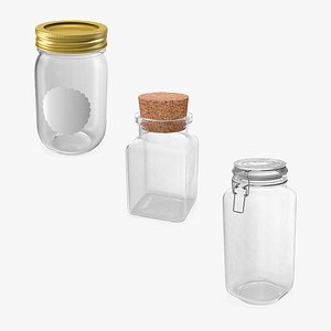3D model Empty Jars Collection 2