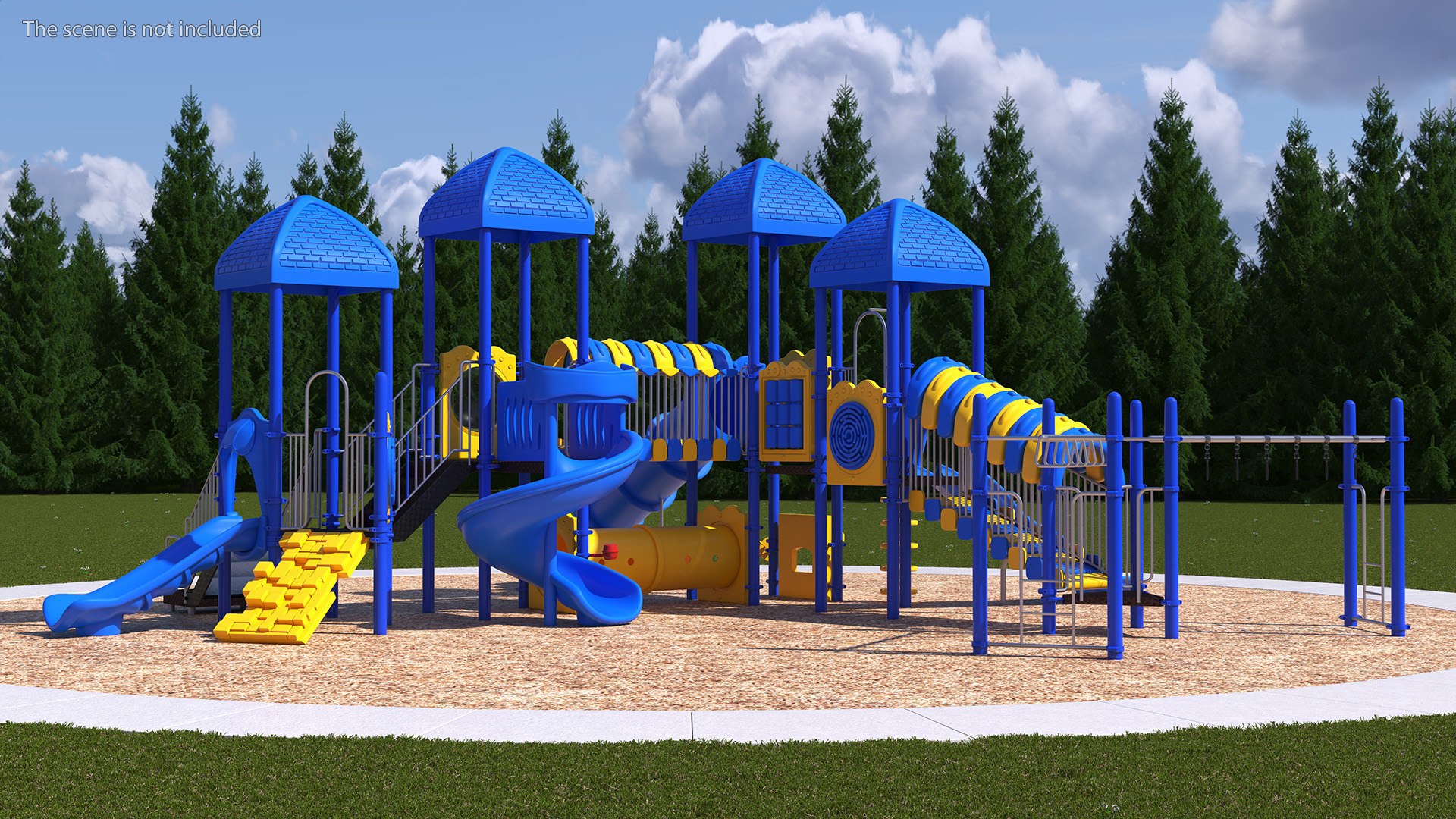 Outdoor Commercial Grade Play Equipment 3D TurboSquid 2161866