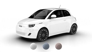 Fiat 500 2021 3d model 3D model