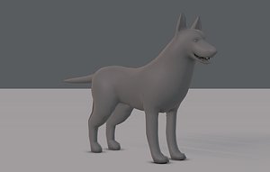 3D base dog