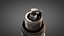 Old worn ignition spark plug