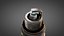 Old worn ignition spark plug