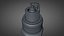 Old worn ignition spark plug