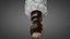 Old worn ignition spark plug