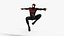 Ultimate Spider-Man Black Low-poly