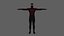 Ultimate Spider-Man Black Low-poly