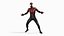Ultimate Spider-Man Black Low-poly