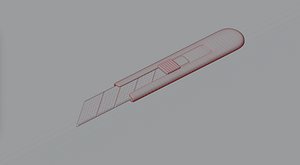 3D model Stationery knife