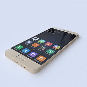 xiaomi mi 5 gold 3d obj