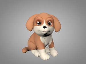 3D puppy pup model