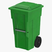 Trashcan 03 Green Clean